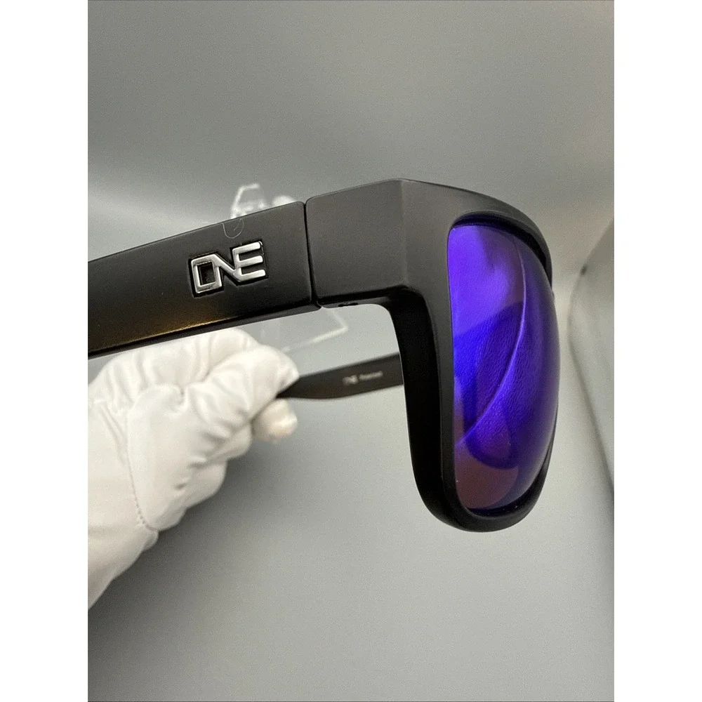 ONE Optic Nerve Authentic Kingfish Sunglasses Polarized Smoke Lens Red Mirror